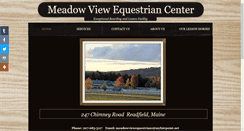 Desktop Screenshot of meadowviewequestriancenter.com